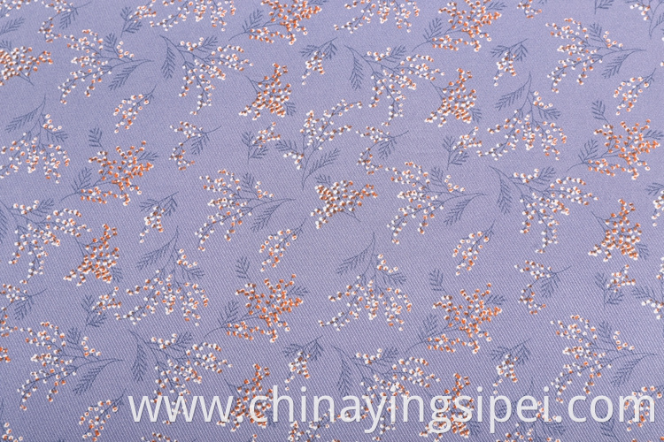 Factory price woven textile twill viscose floral rayon fabric for clothing